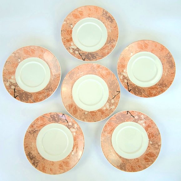 Vintage- Villeroy and Boch - Siena Pattern - 6 Cups & 6 Saucer Set - Picture 5 of 12